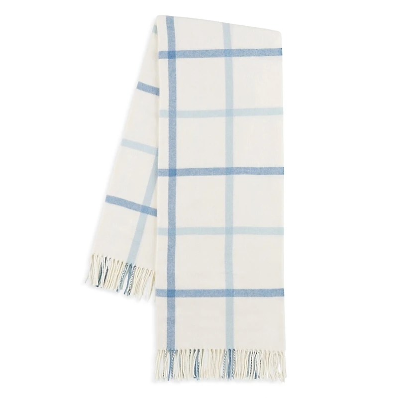 Lands Downunder Plaid Cotton Blend Throw