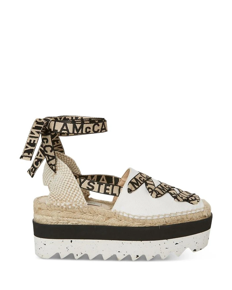 Women's Gaia Platform Ankle Wrap Espadrilles