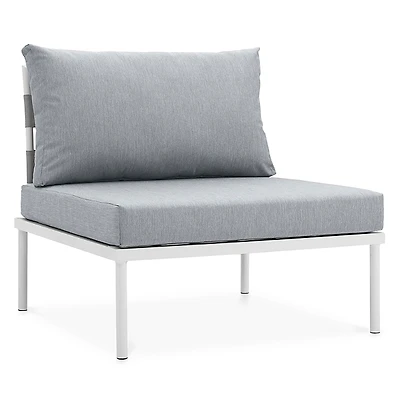 Modway Harmony Armless Outdoor Patio Aluminum Chair