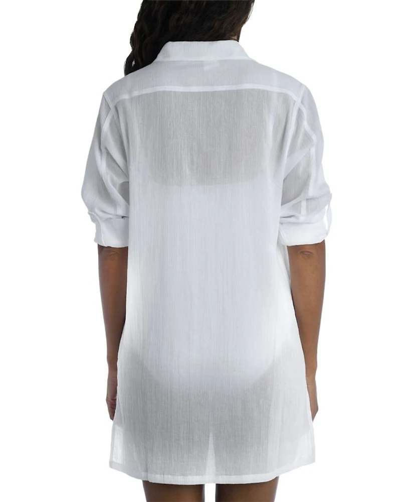 Island Fare Resort Camp Shirt Cover Up