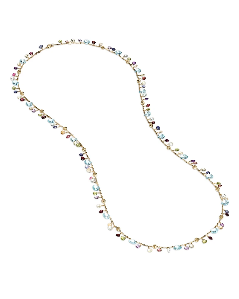 Marco Bicego 18K Yellow Gold Paradise Mixed Gemstone Long Necklace, 36