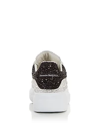 Women's Oversized Crystal Low Top Sneakers