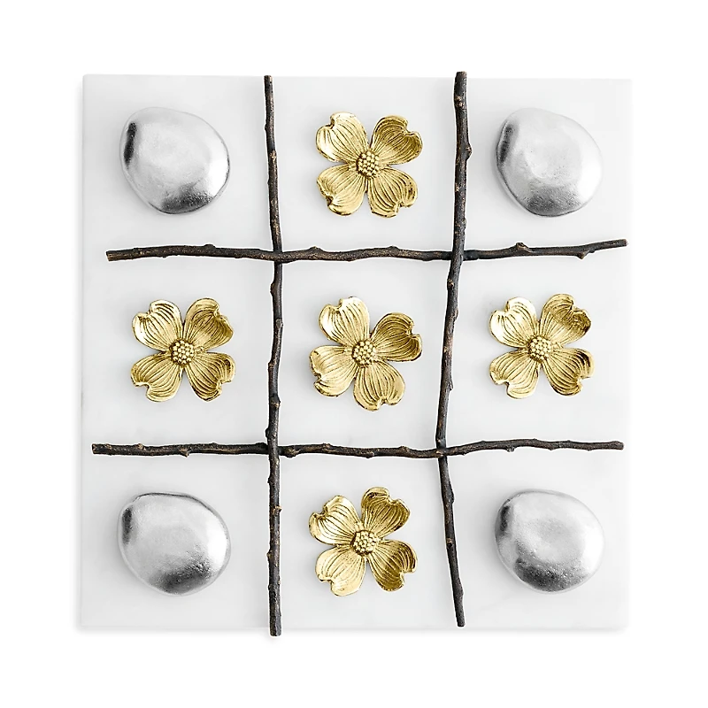 Michael Aram Dogwood Tic Tac Toe Set
