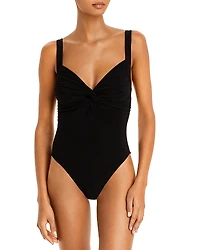 Norma Kamali Twisted One Piece Swimsuit