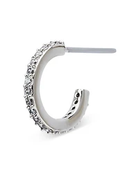 Pavé Hoop Earrings