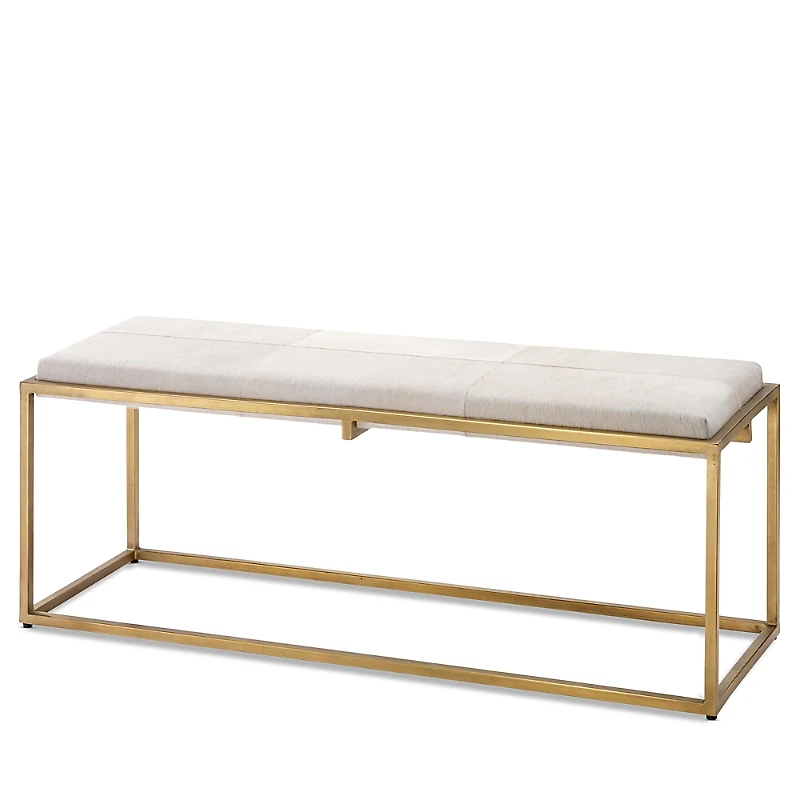 Jamie Young Shelby Hide Bench