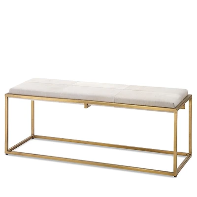 Jamie Young Shelby Hide Bench