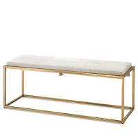Jamie Young Shelby Hide Bench