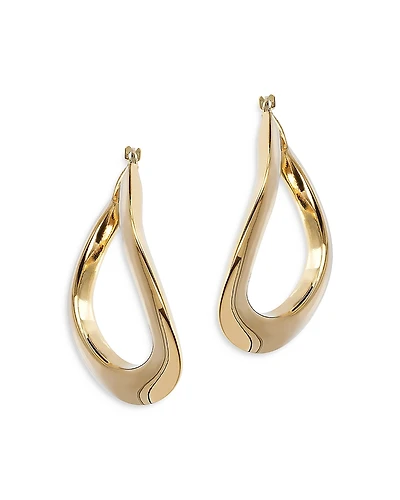 Bloomingdale's Fine Collection 14K Yellow Gold Wavy Hoop Earrings