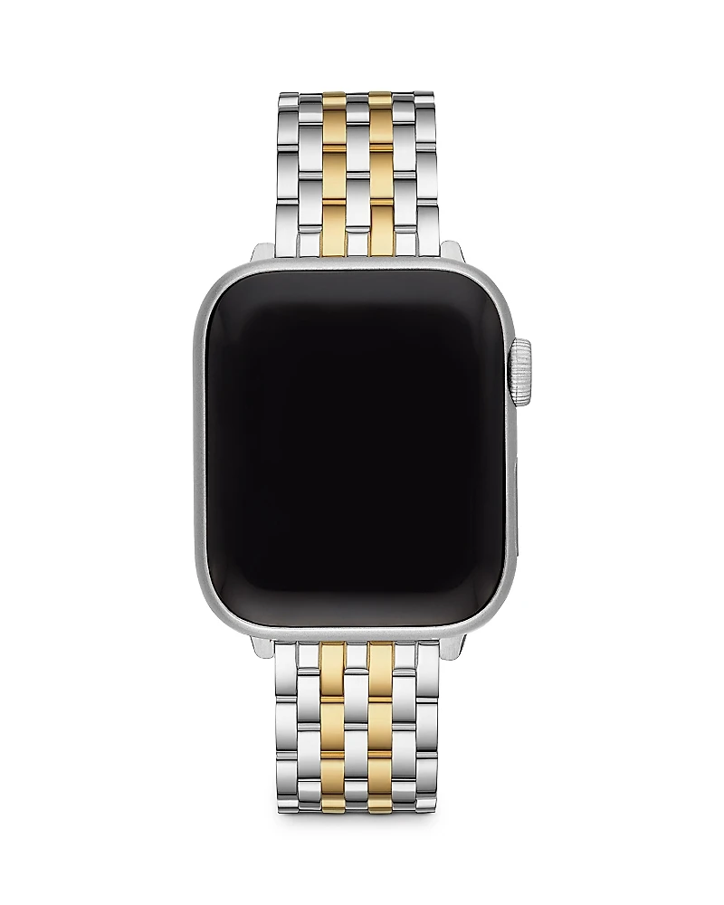 Michele Two-Tone 18K Bracelet Band for Apple Watch, 38/40/41mm and 42/44/45/49mm
