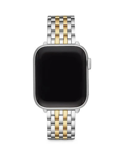 Michele Two-Tone 18K Bracelet Band for Apple Watch, 38/40/41mm and 42/44/45/49mm