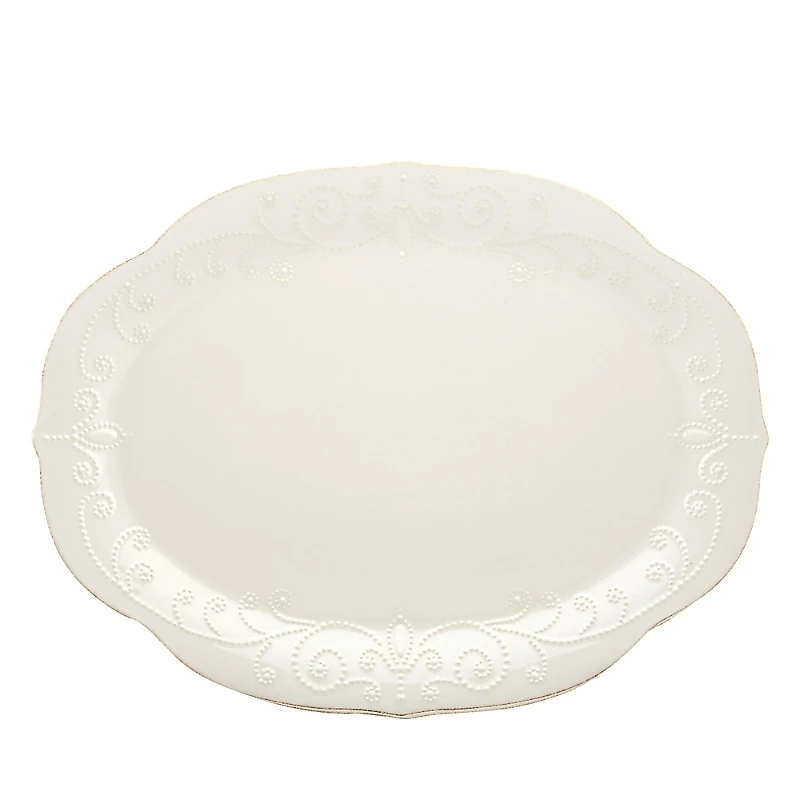 Lenox French Perle 16 Oval Serving Platter