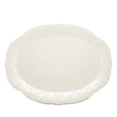Lenox French Perle 16 Oval Serving Platter