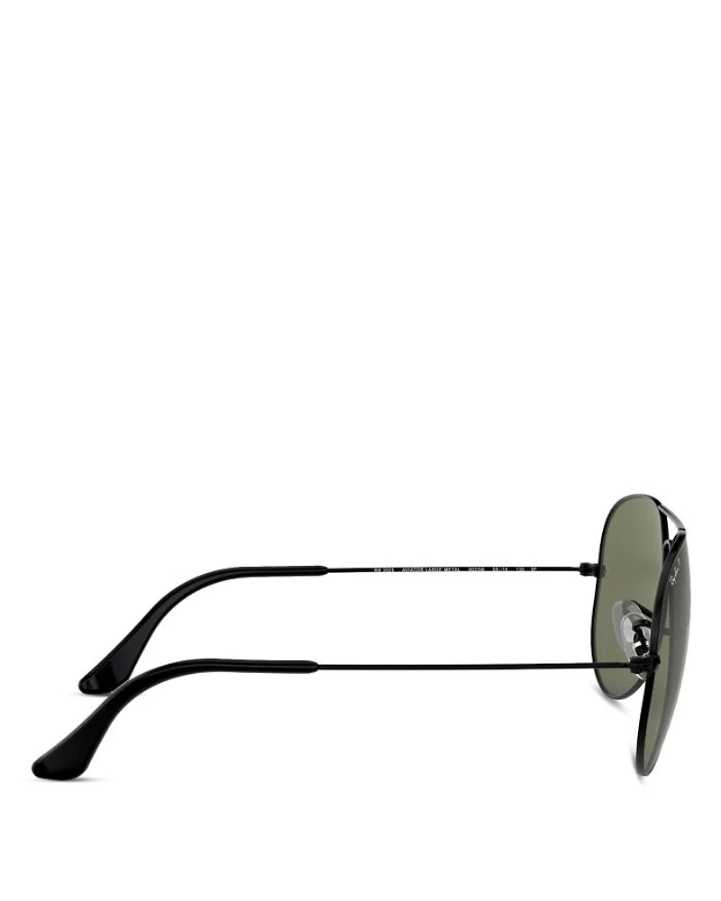 Unisex Polarized Brow Bar Aviator Sunglasses