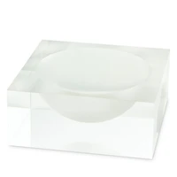 Lucite® Frosted White Bowl