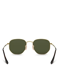 Icons Polarized Hexagonal Sunglasses, 51mm