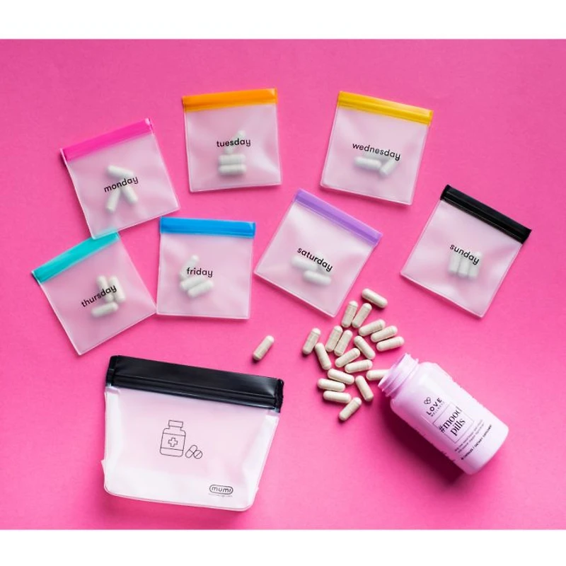 Pill Pouches, Set of 8