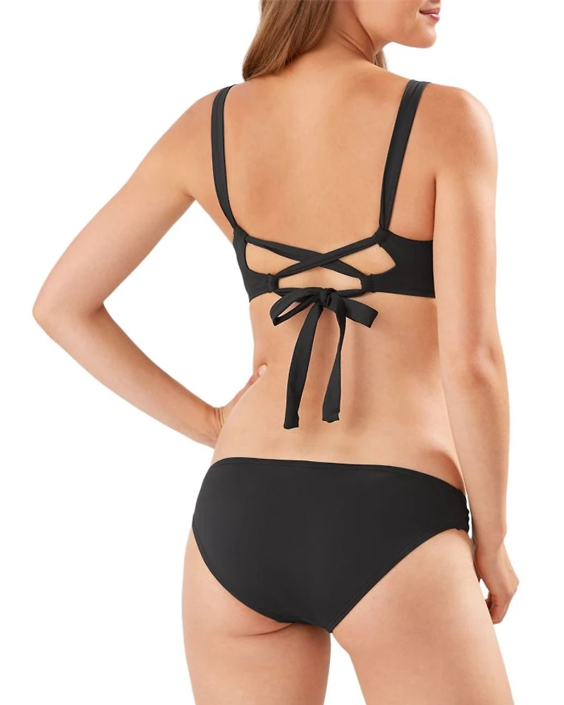 Shirred Hipster Bikini Bottom