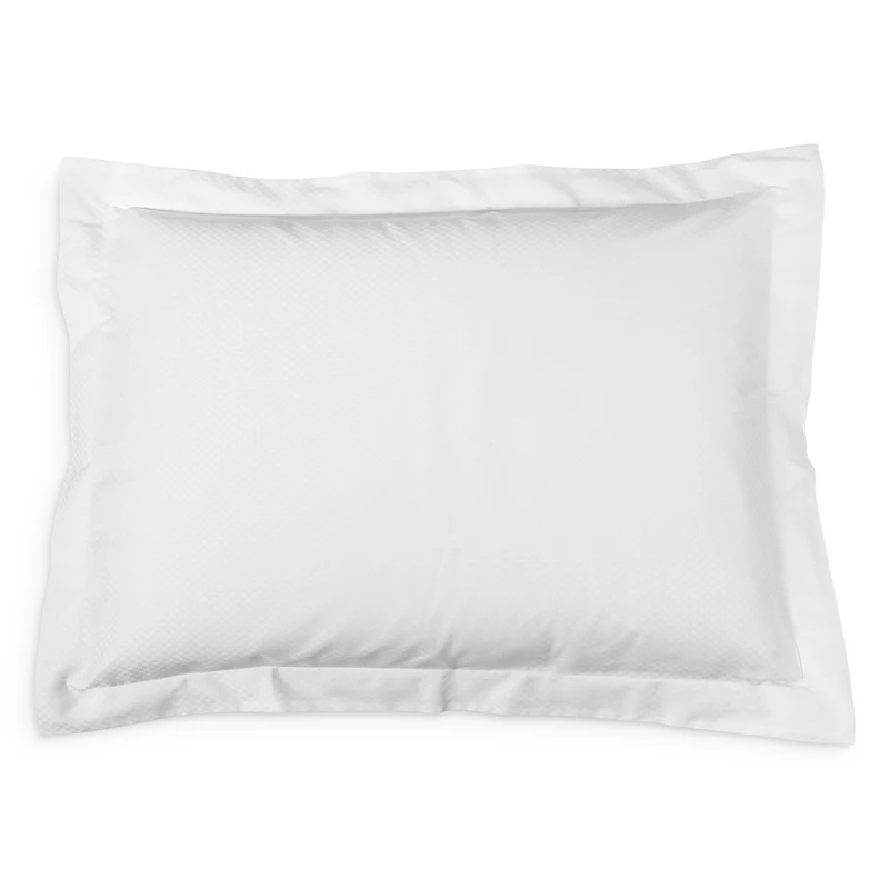 Frette Checkered Sateen Standard Sham, Pair