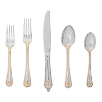 Juliska Berry & Thread Polished with Gold 5 Piece Place Setting