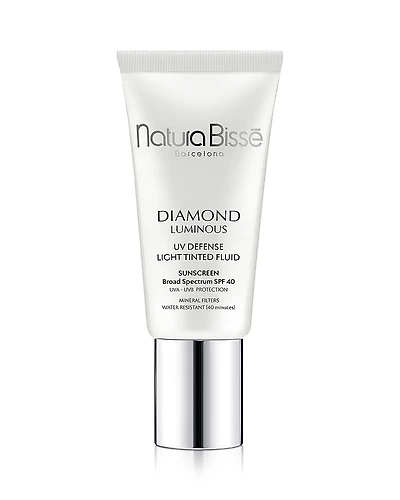 Natura Bisse Diamond Luminous Uv Defense Light Tinted Fluid Sunscreen Spf 40 1 oz.