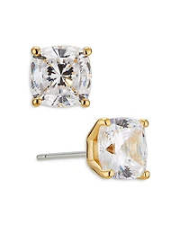 Nadri Modern Love Cushion Cut Cubic Zirconia Stud Earrings