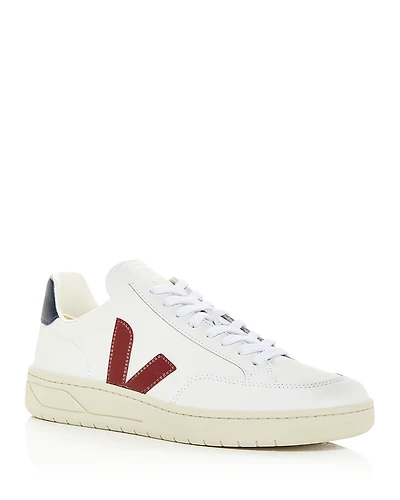 Veja Men's V-12 Low Top Leather Sneakers