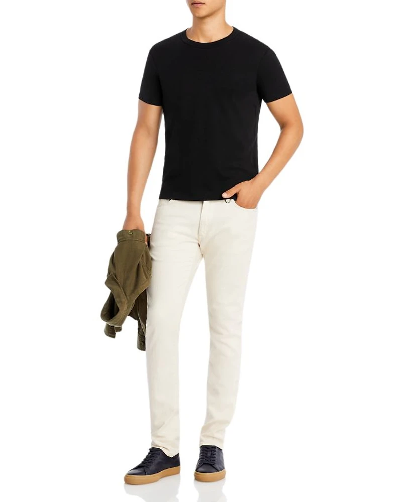 Cotton Blend Crewneck Tee