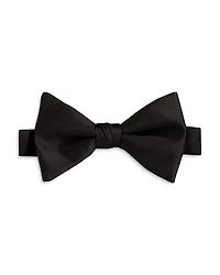 David Donahue Silk Satin Pre Tied Bow Tie