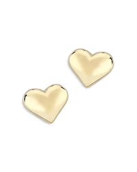 Bloomingdale's Fine Collection Puffed Heart Studs