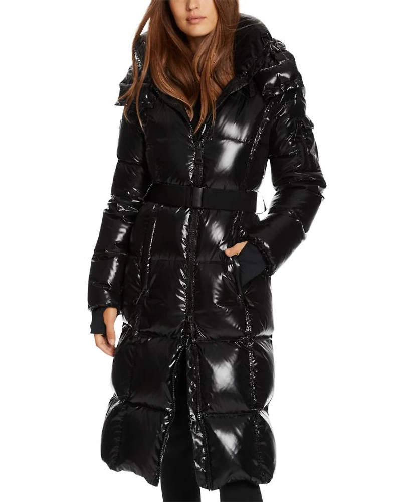 Long Noho Hooded Puffer Coat