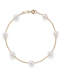 Bloomingdale's Fine Collection Cultured Freshwater Pearl Station Bracelet