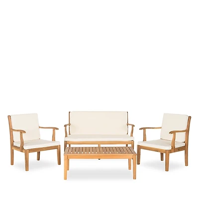 Safavieh Fresno 4-Piece Outdoor Living Set
