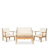 Safavieh Fresno 4-Piece Outdoor Living Set