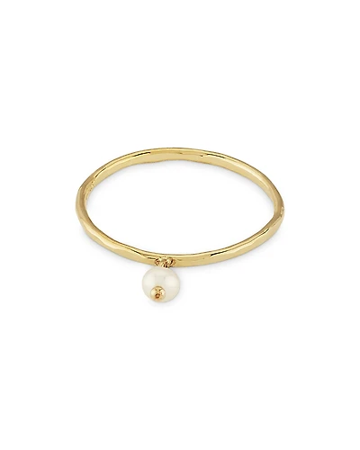 Moon & Meadow 14K Yellow Gold Cultured Freshwater Potato Pearl Dangle Ring