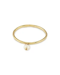 Moon & Meadow 14K Yellow Gold Cultured Freshwater Potato Pearl Dangle Ring