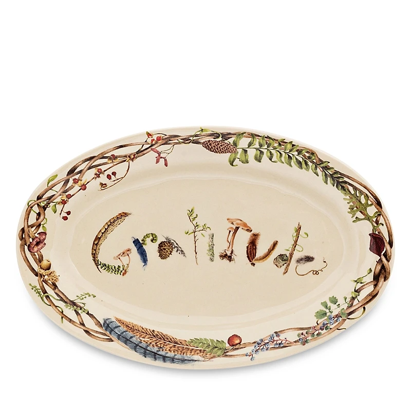 Juliska Forest Walk Gratitude 15 Platter
