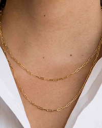 14K Yellow Gold Chain Necklace