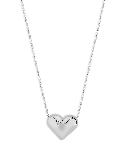Bloomingdale's Fine Collection Puffed Heart Pendant Necklace