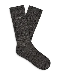 Trey Rib Knit Crew Socks