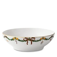 Royal Copenhagen Star Fluted Christmas Serving Bowl