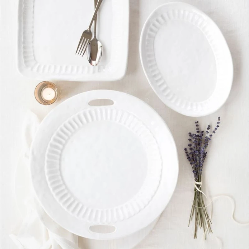 Pietra Serena Small Oval Platter