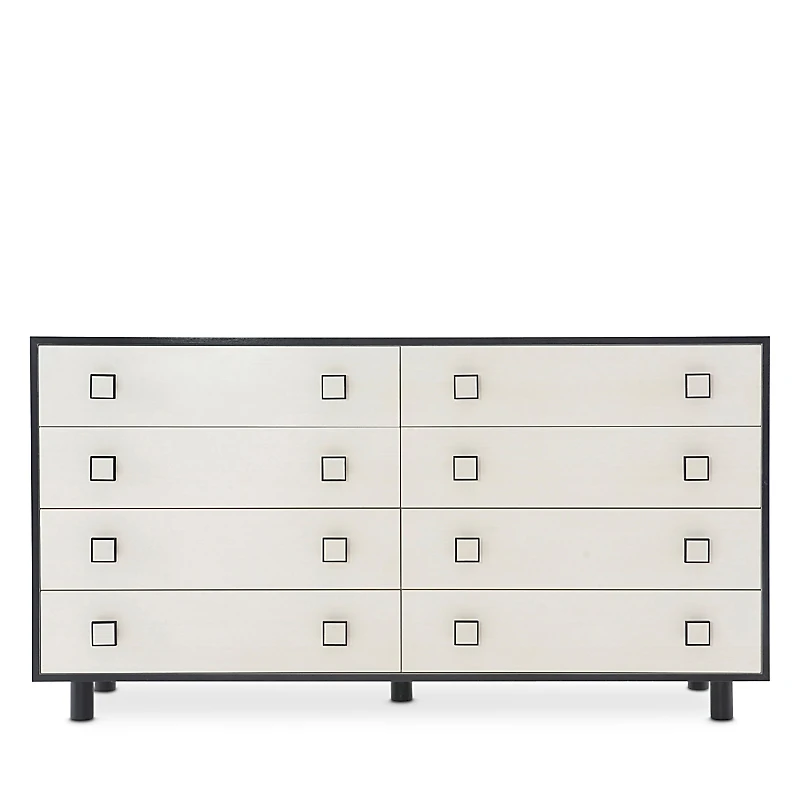 Bernhardt Silhouette 8 Drawer Dresser with Square Hardware