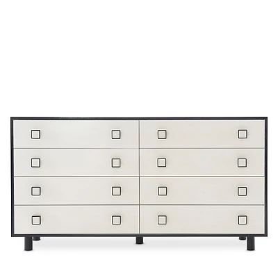 Bernhardt Silhouette 8 Drawer Dresser with Square Hardware