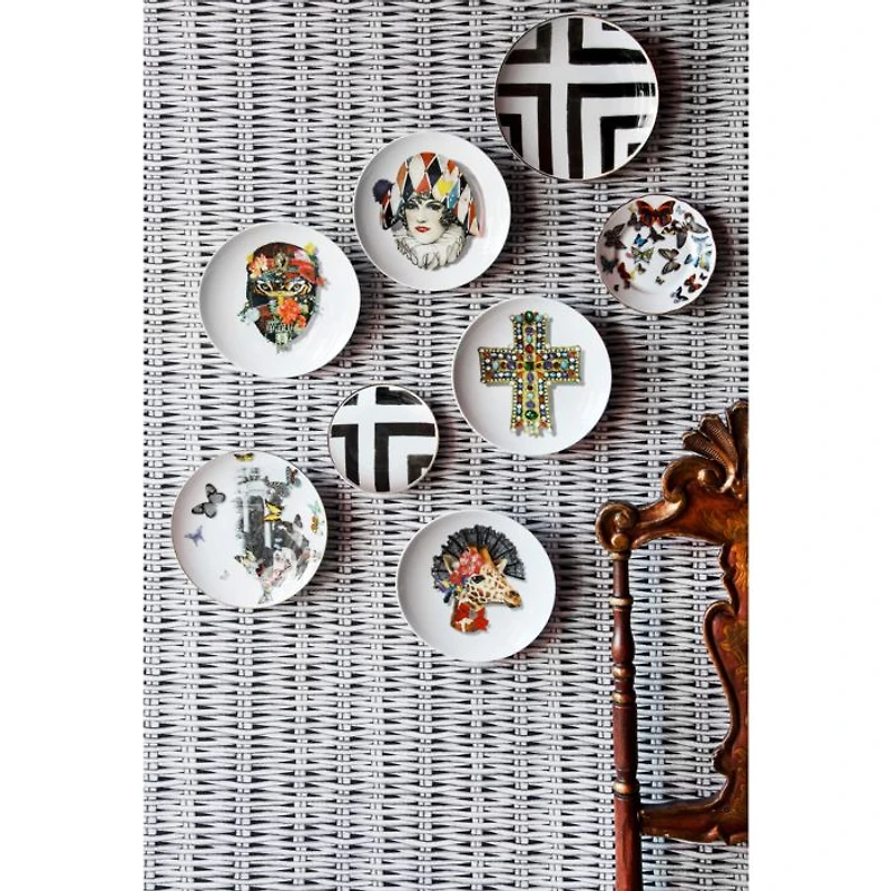 Love Who You Want by Christain Lacroix Dessert Plate "Miss Harlequin"
