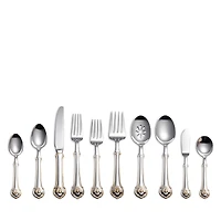 Wallace Napoleon Bee Gold Accent 45 Piece Flatware Set, Service for 8