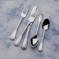 London Shell 45 Piece Flatware Set