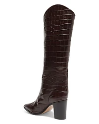 Women's Maryana Embossed Block Heel Tall Boots