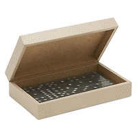 Pigeon & Poodle Dayton Light Gray Domino Box Set, Standard