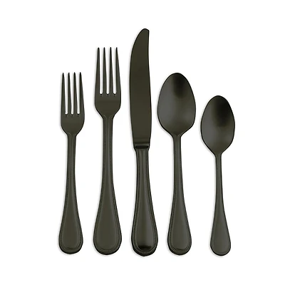 Mepra Perla Oro Nero 5-Piece Place Setting